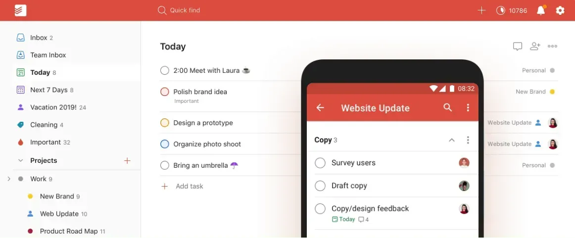 Todoist task management