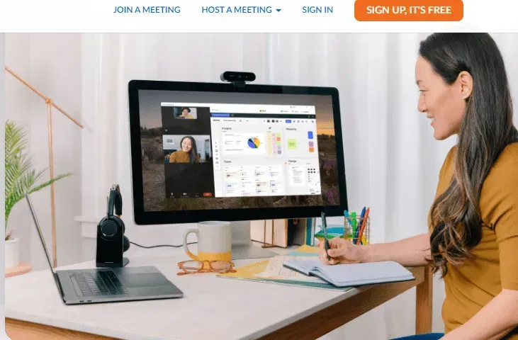 Zoom video conferencing